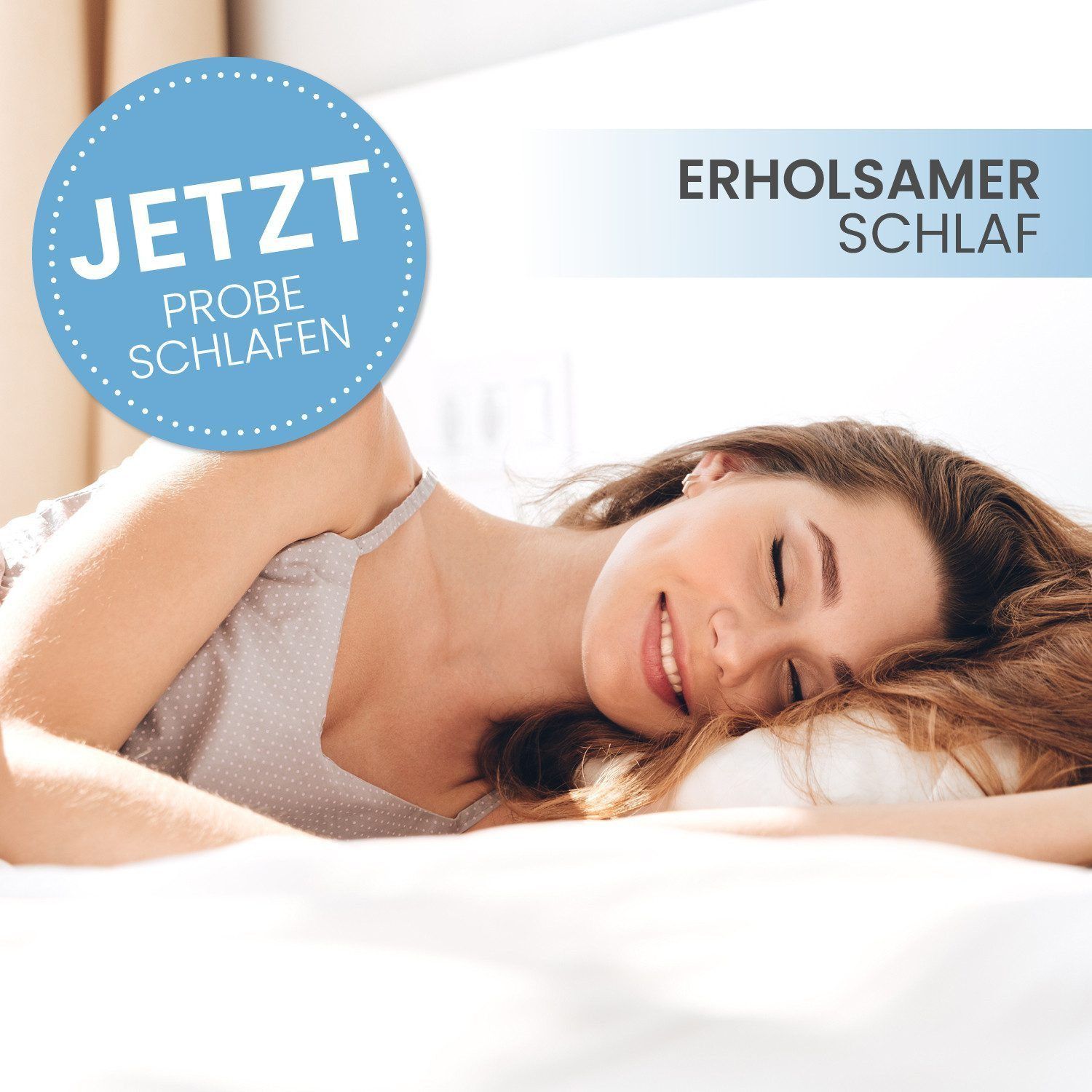 Bestschlaf Visko-Mineralschaum Matratzenauﬂage Premium Spezial 6cm