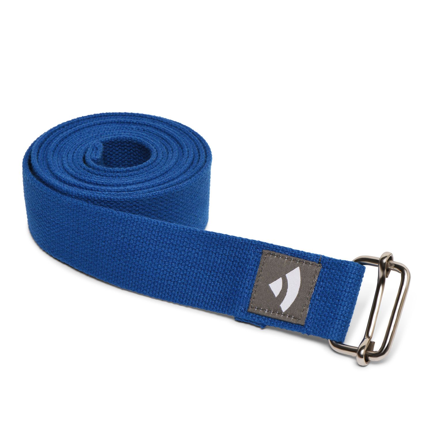 Yogagurt Asana Belt, Schiebeschnalle Baumwolle blau 910-SB