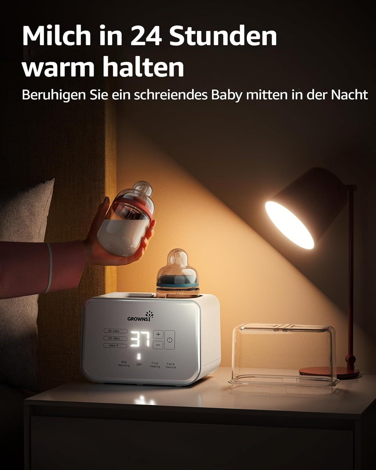Grownsy Flaschenwärmer baby 9-in-1
