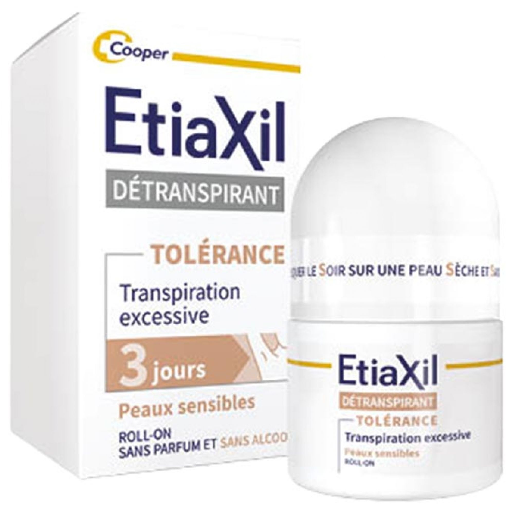 Etiaxil Comfort+ Perspirant Behandlung Unterarme Empfindliche Haut Roll-On 7,4x4,3x4,3 cm