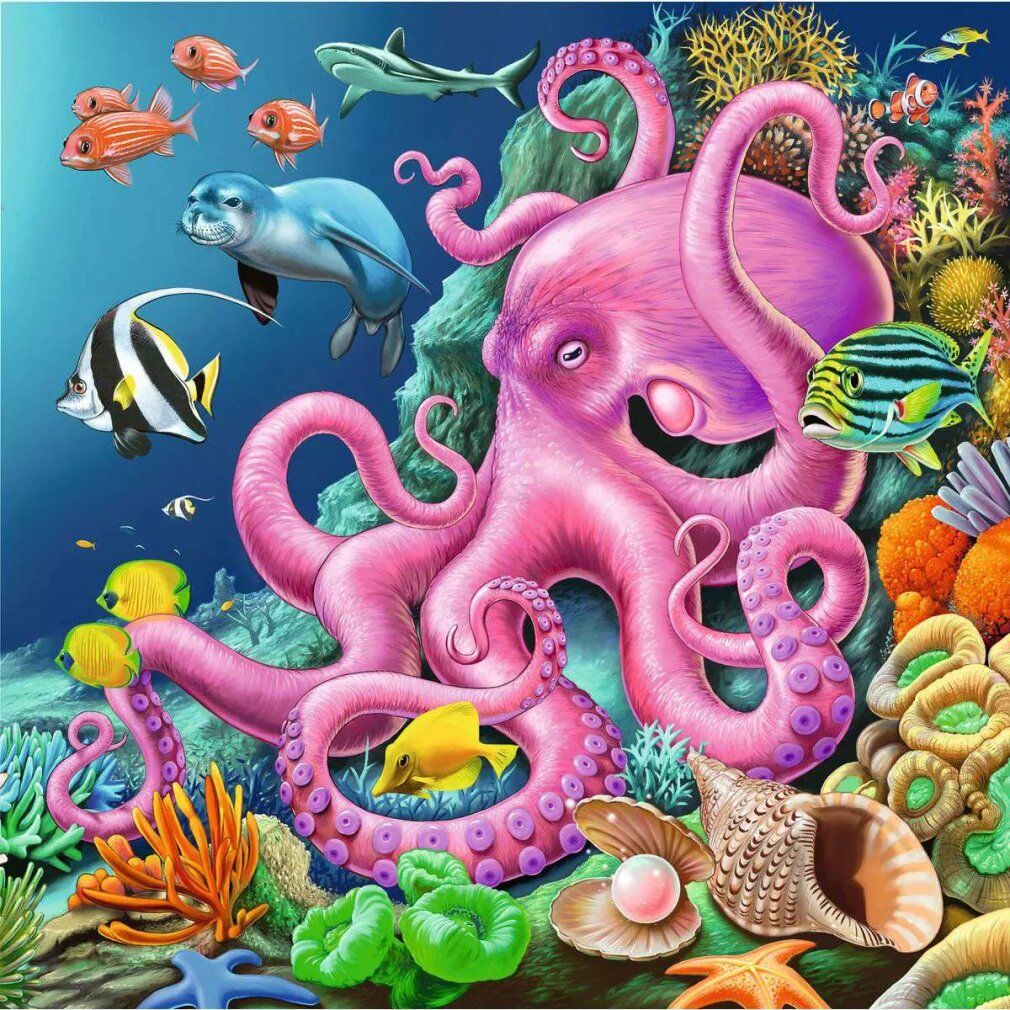 Ravensburger - Puzzle unter Wasser 3x49p