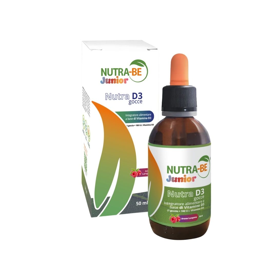 Nutra D3 50 ml - Vitamina D3 Vegetale da Lichene  – Ossa, Denti, Muscoli e Sistema Immunitario