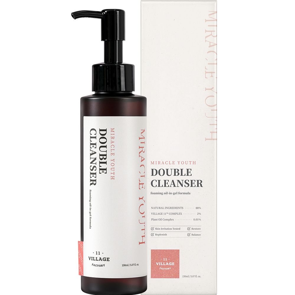 VILLAGE 11 FACTORY Miracle Youth Double Hydrating Foam Cleanser