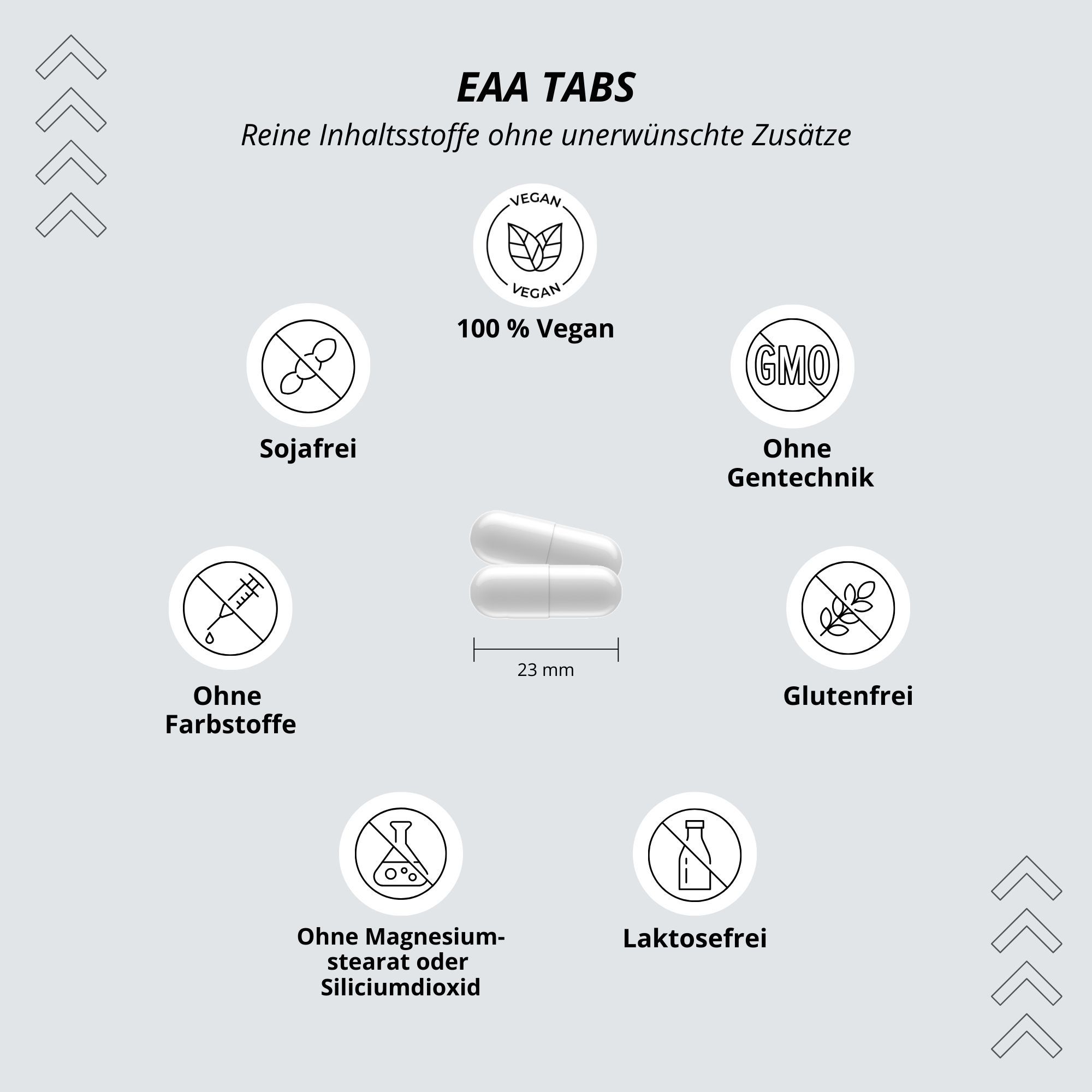 nutri+ EAA Tabletten 6000 - Essentielle Aminosäuren Komplex