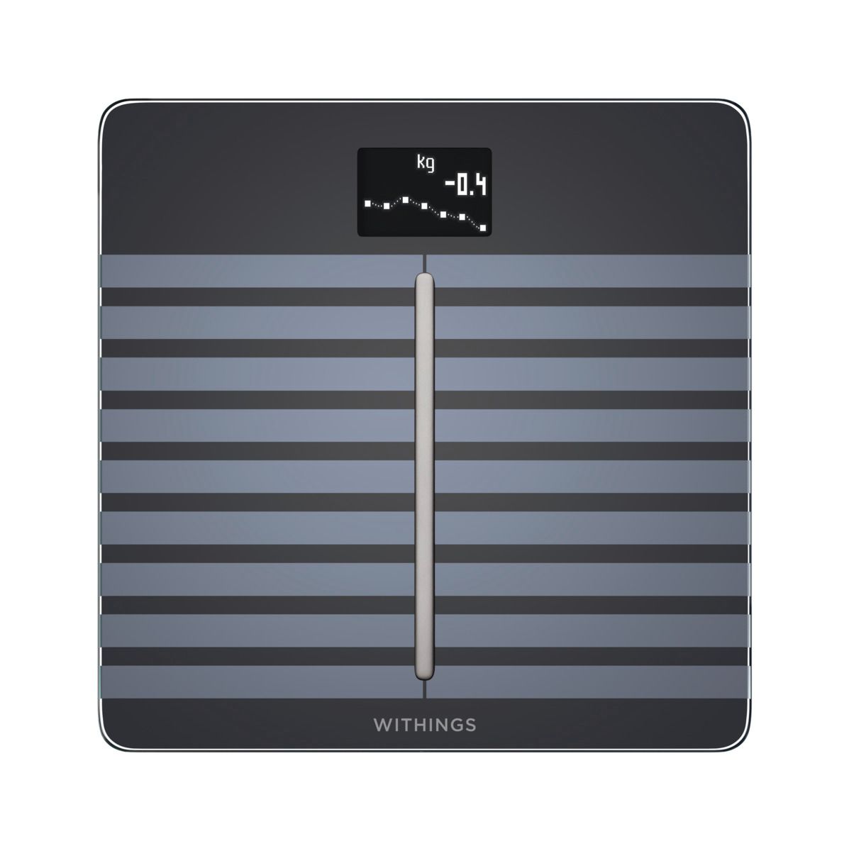 Withings Body Waage schwarz WLAN Bluetooth Gesamtkörperanalyse Appsteuerung