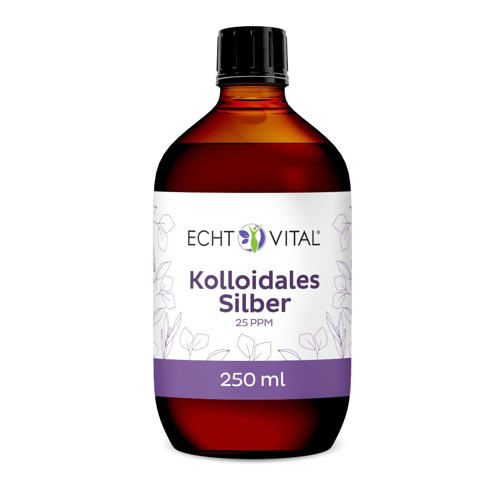 Echt Vital Kolloidales Silber - 25 ppm