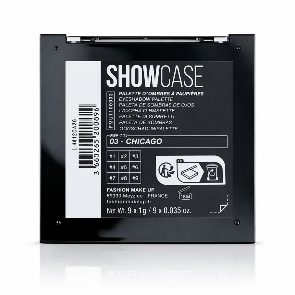 Fashion Make-up - Lidschattenpalette Showcase