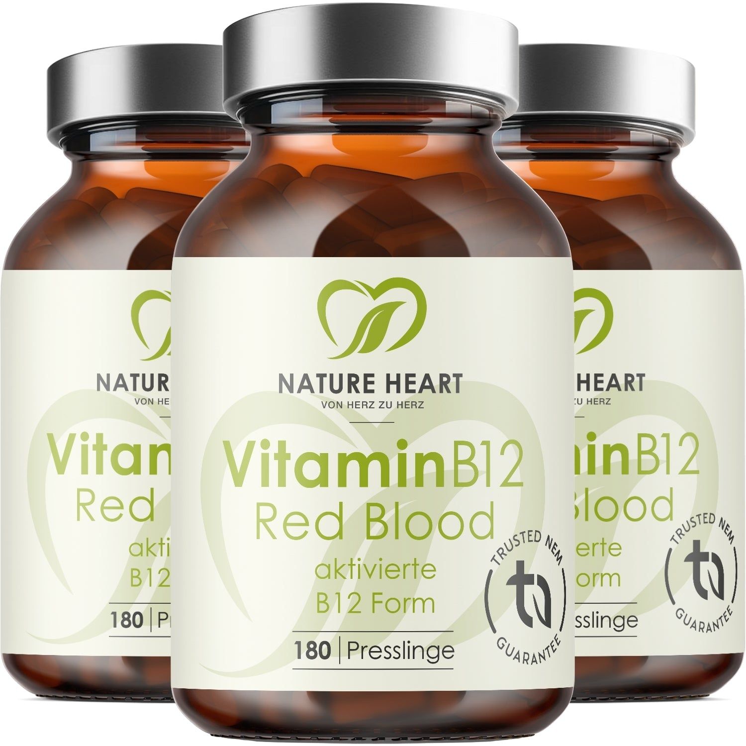 Nature Heart Vitamin B12 Red Blood 3x180 St Kapseln