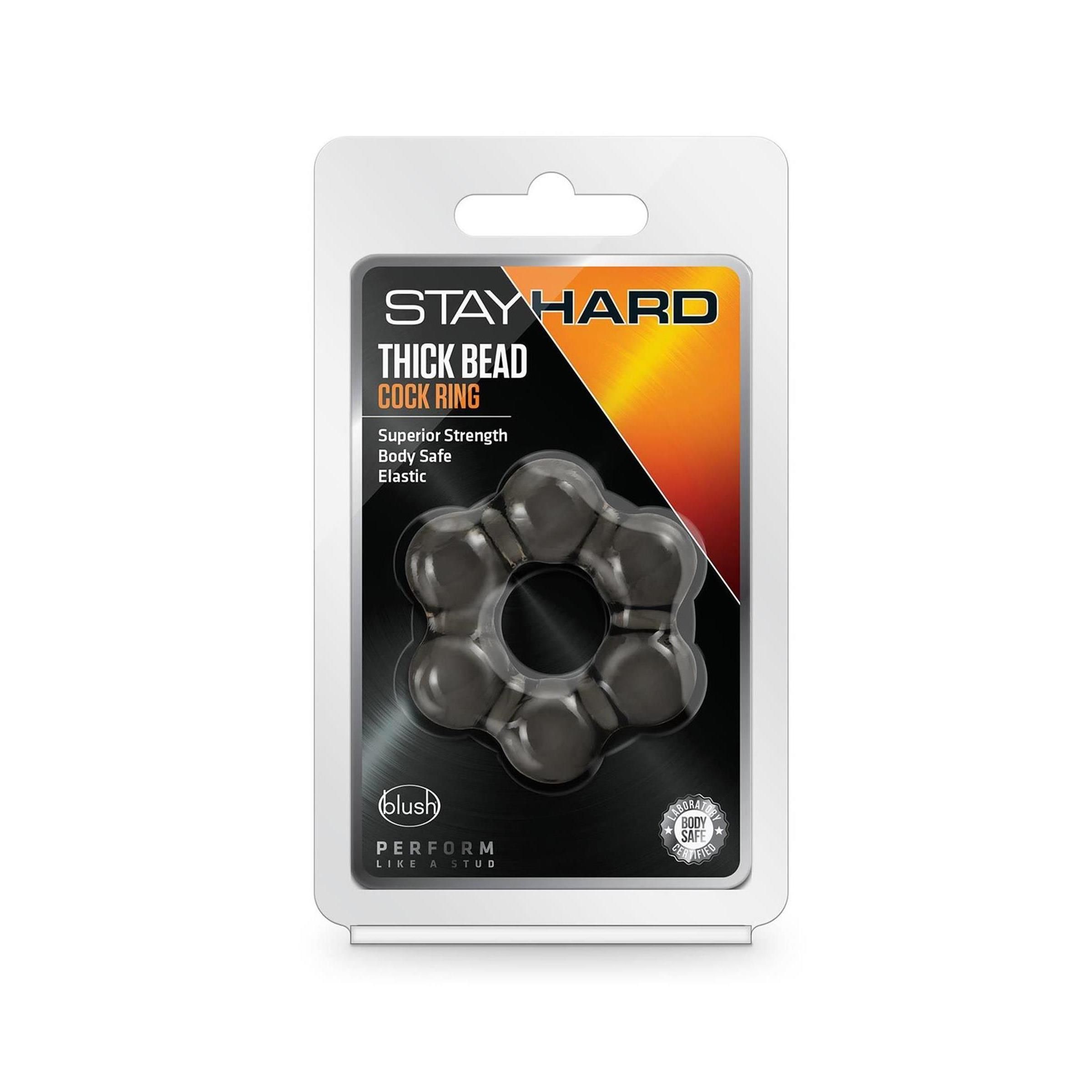 Blush - STAY HARD THICK BEAD COCK RING