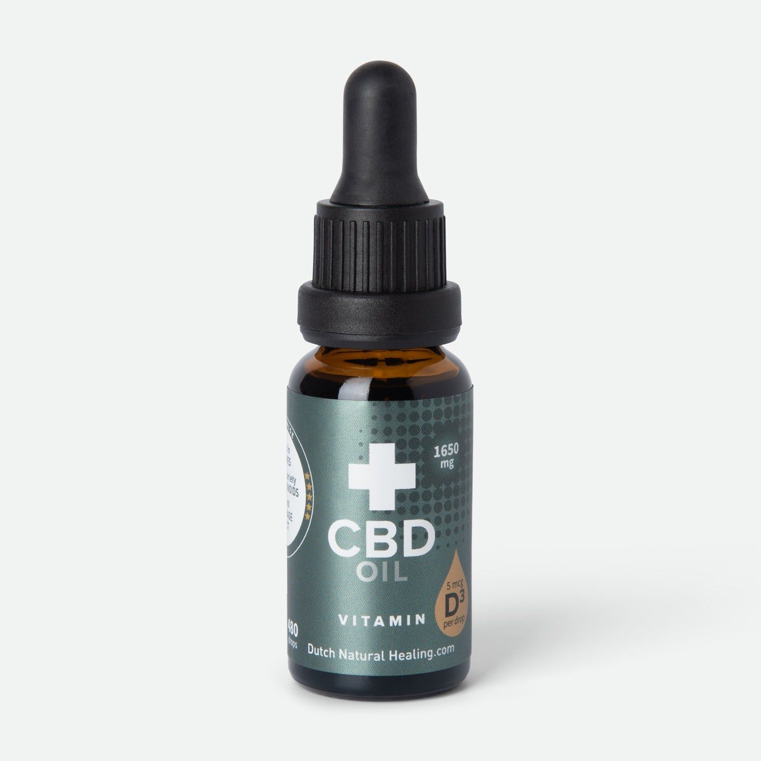 Dutch Natural Healing® CBD Öl 8% + Vitamin D3 1 St Tropfen