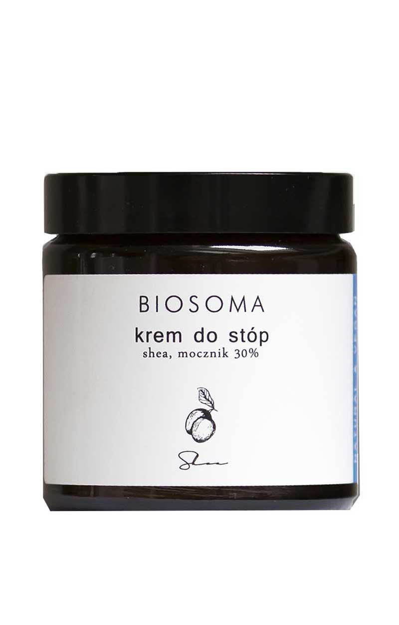 BIOSOMA Fußcreme gegen rissige Fersen mit 30% Urea, Sheabutter & Milchsäure