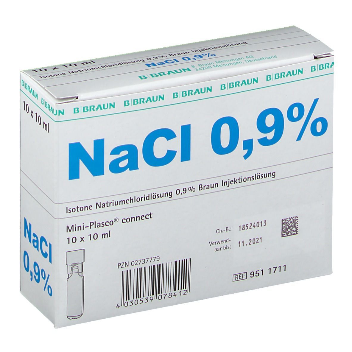 Isotone Kochsalz-Lösung 0,9% Braun Miniplasco connect