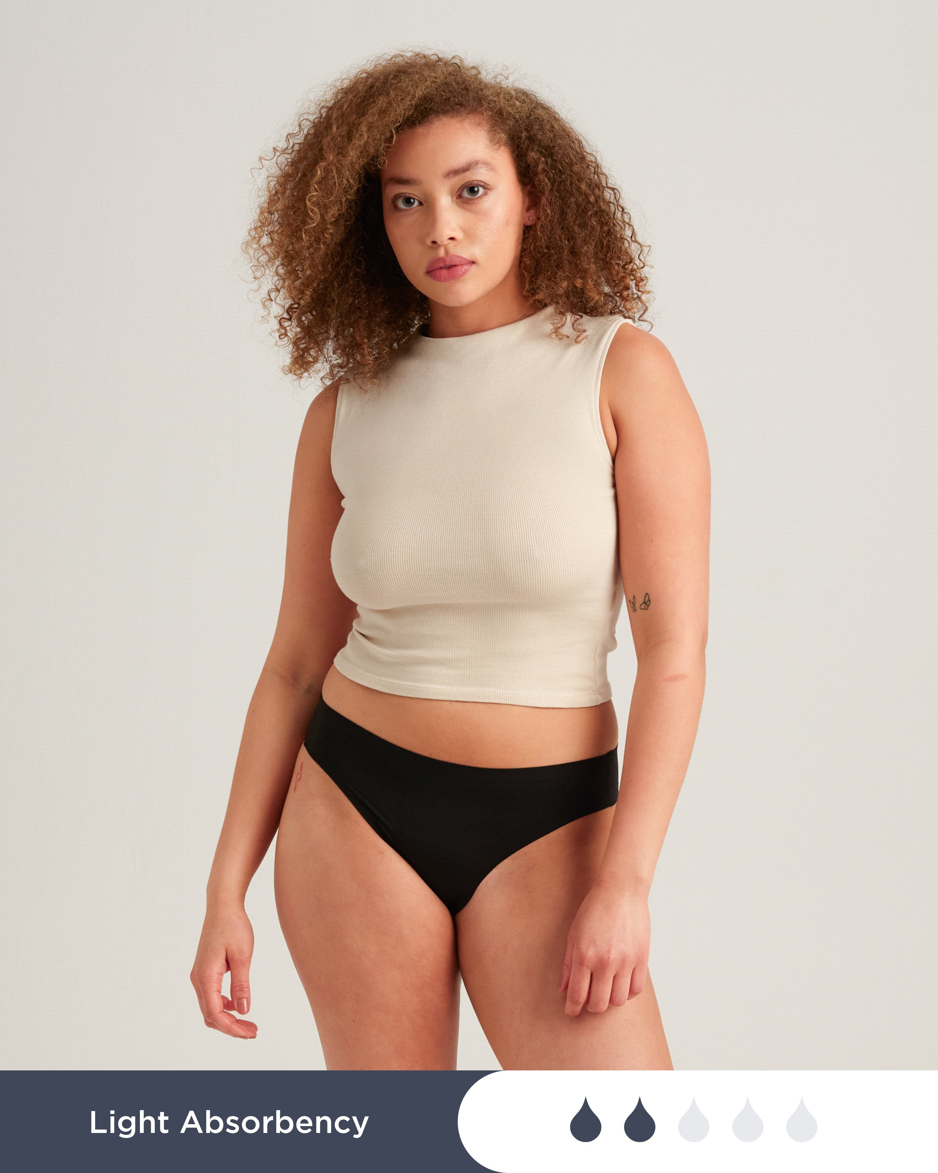 Saalt Nahtloser Thong Damen Periodenunterwäsche