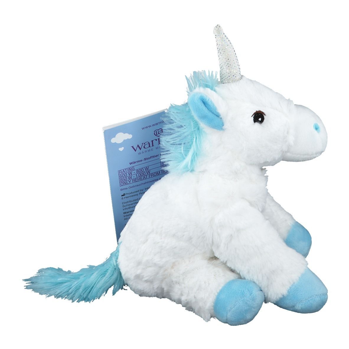 Warmies® Minis Einhorn blau
