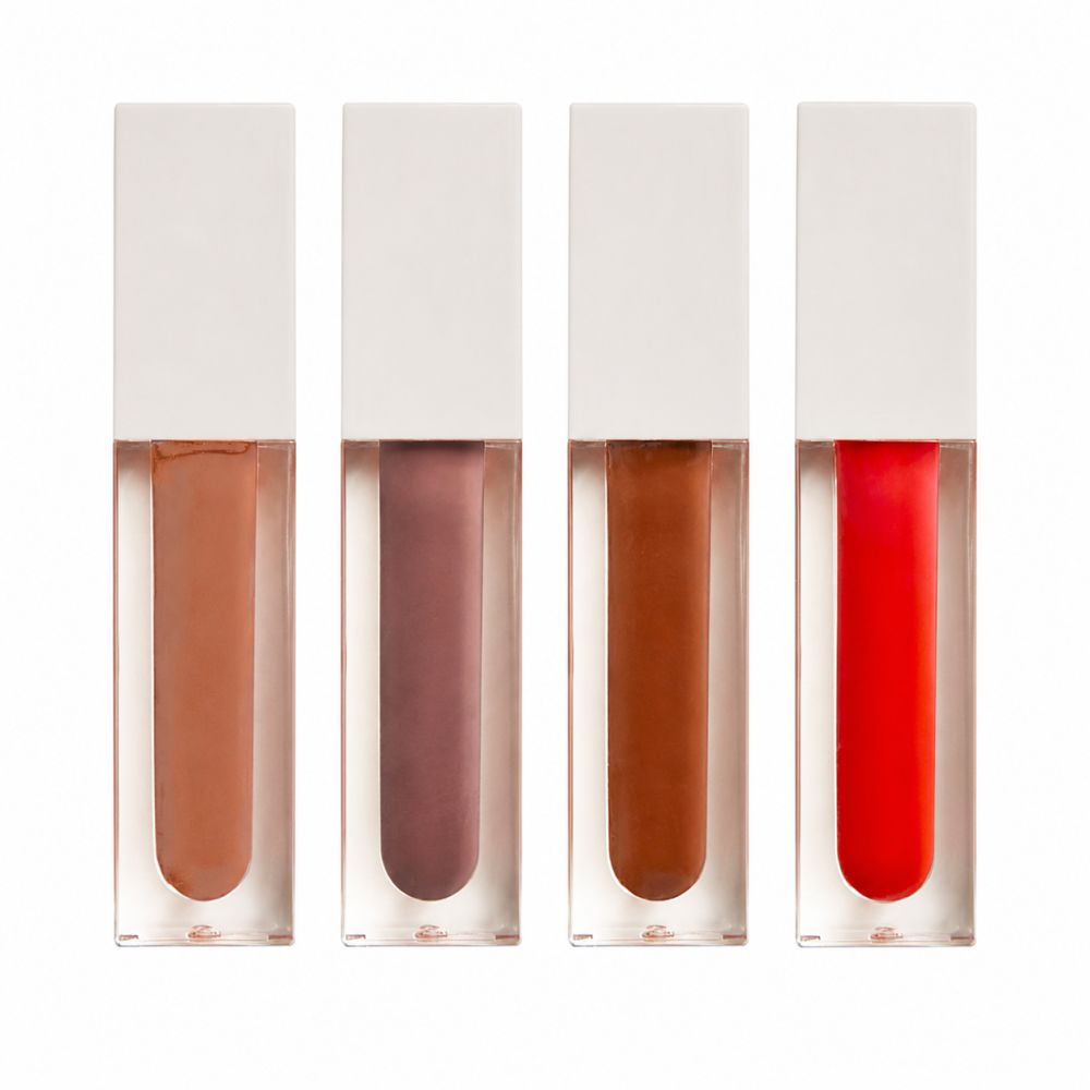 Makeup Revolution - 4er-Set Pro Supreme Lipglosse – Verschiedene Farbtöne 4 Pc