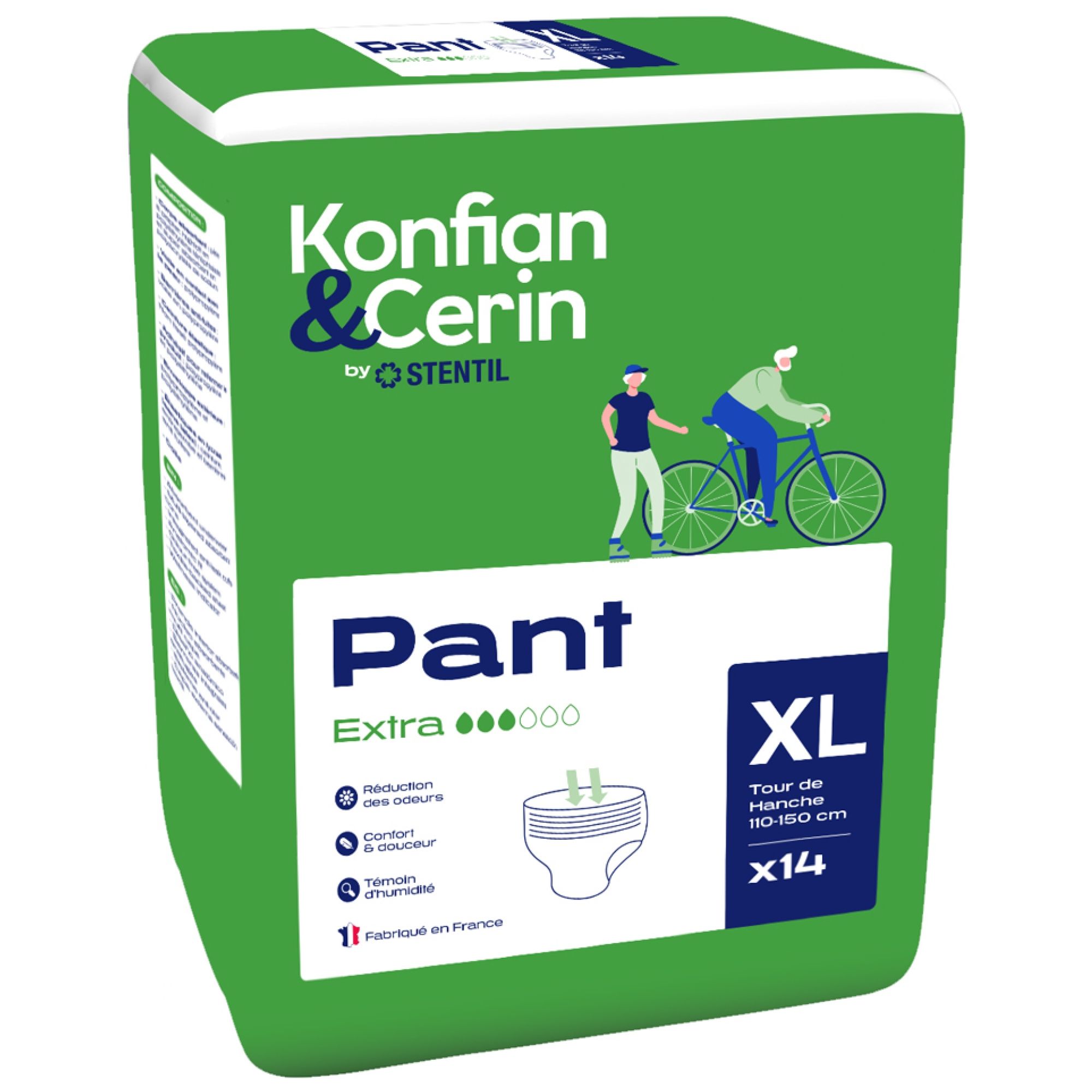 Stentil Saugfähige Höschen Pant Extra XL 24x17x25 cm