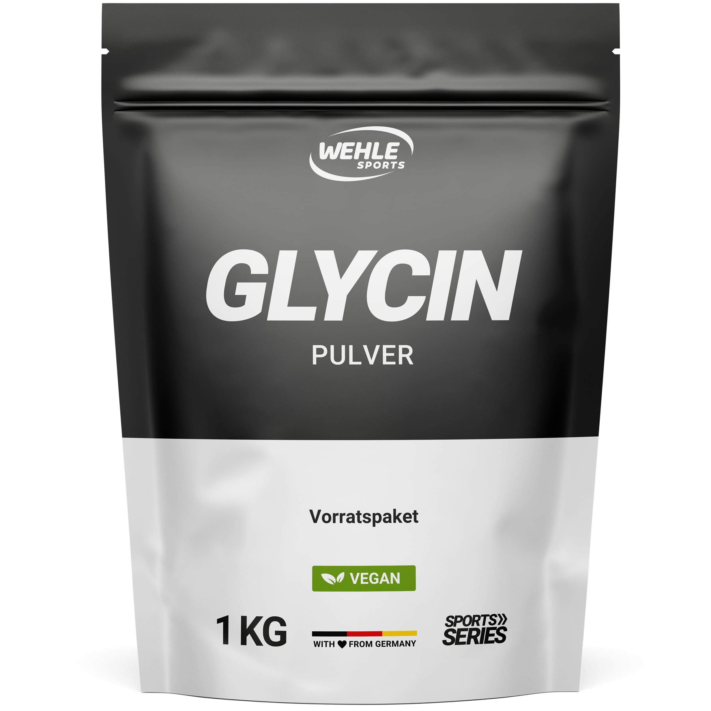 Wehle Sports Glycin Pulver - 1000 g reines Langzeitvorrat