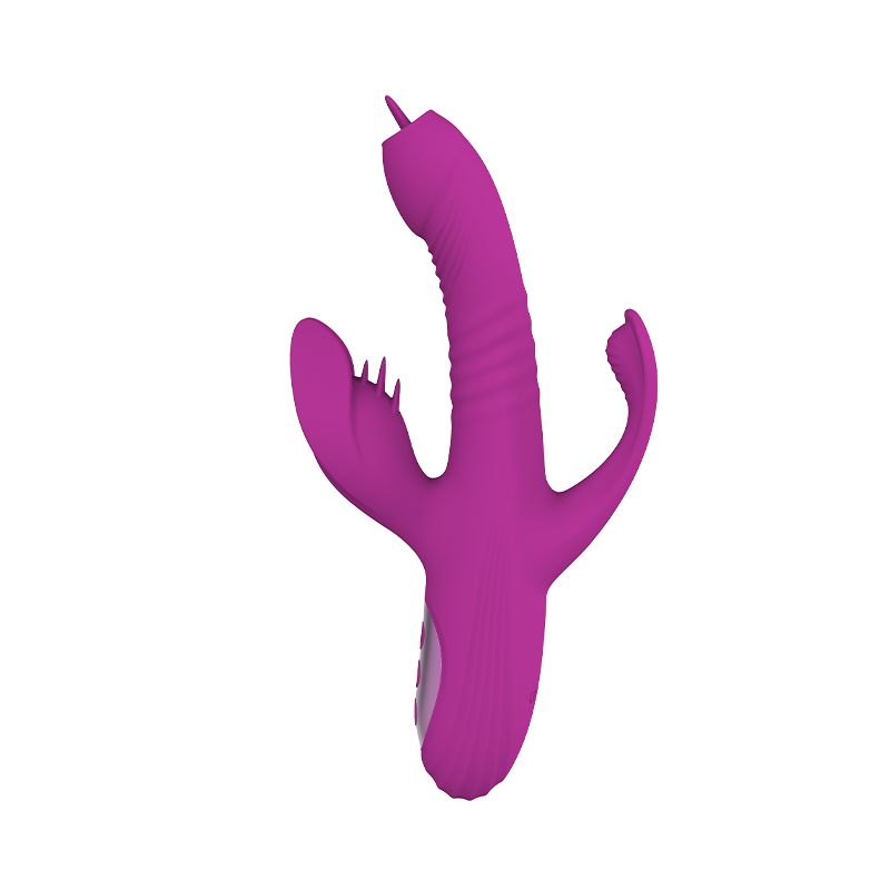 Pia - Rabbit Vibrator mit Zunge und Stoßfunktion