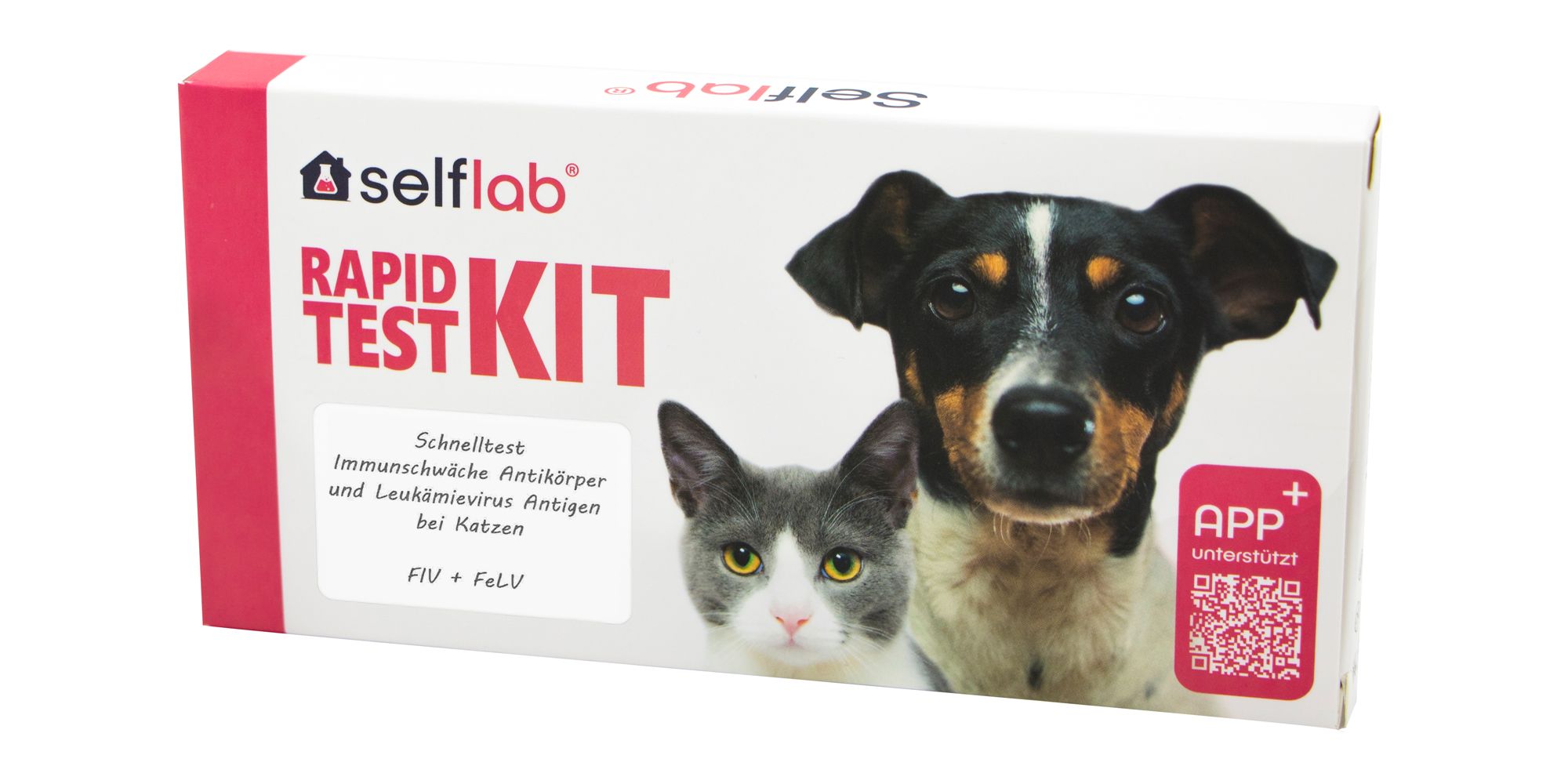 selflab Schnelltest Immunschwäche Antikörper und Leukämievirus Antigen bei Katzen