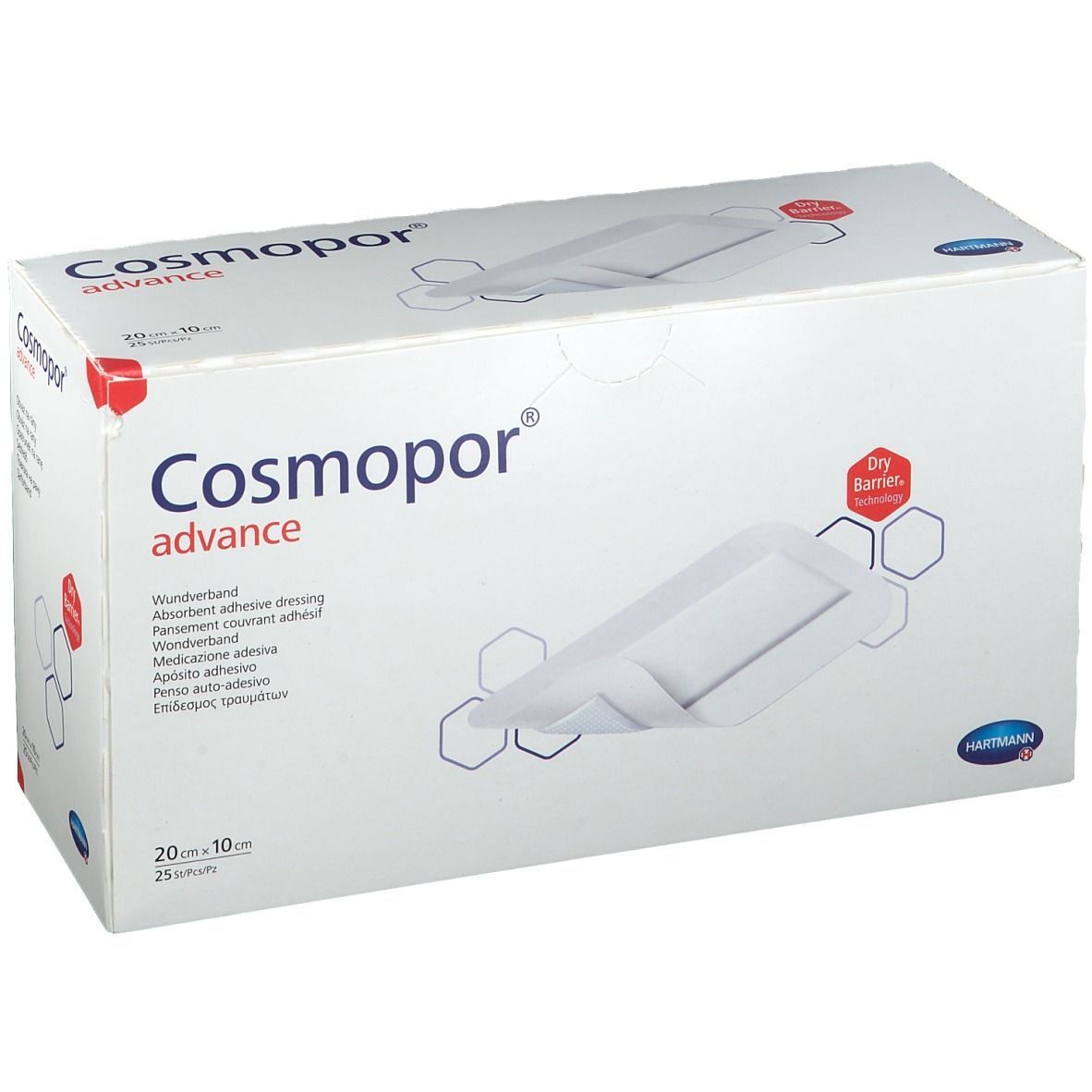 Cosmopor Advance Wundverband 10x20 cm 25 St Pflaster