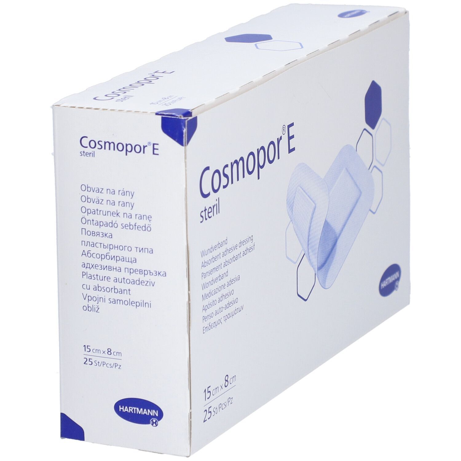 Cosmopor E Schnellverband 15cmx8cm steril 25 Stk St Bandage(s)