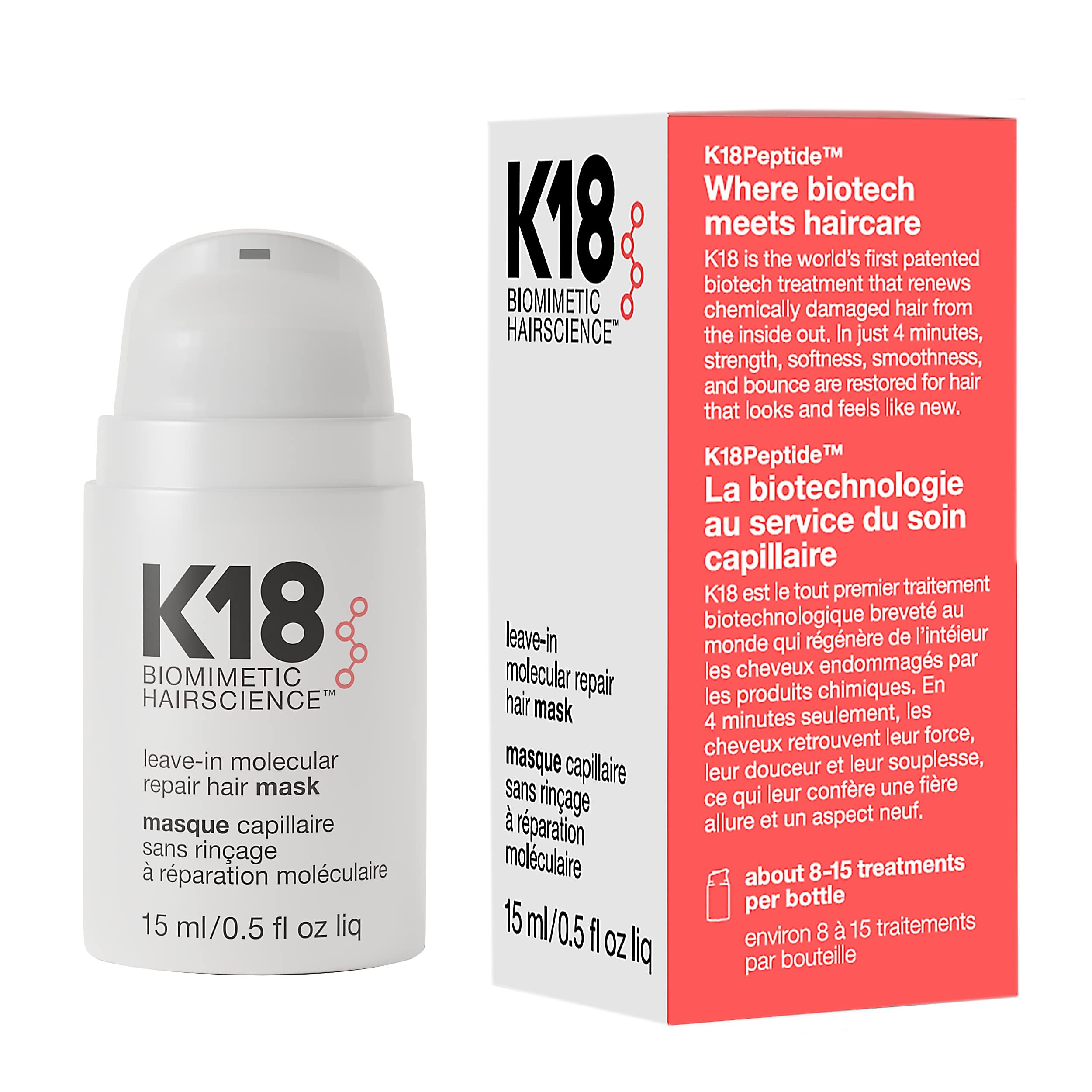 Maschera Riparatrice Molecolare K18 - Trattamento Intensivo per Capelli Danneggiati