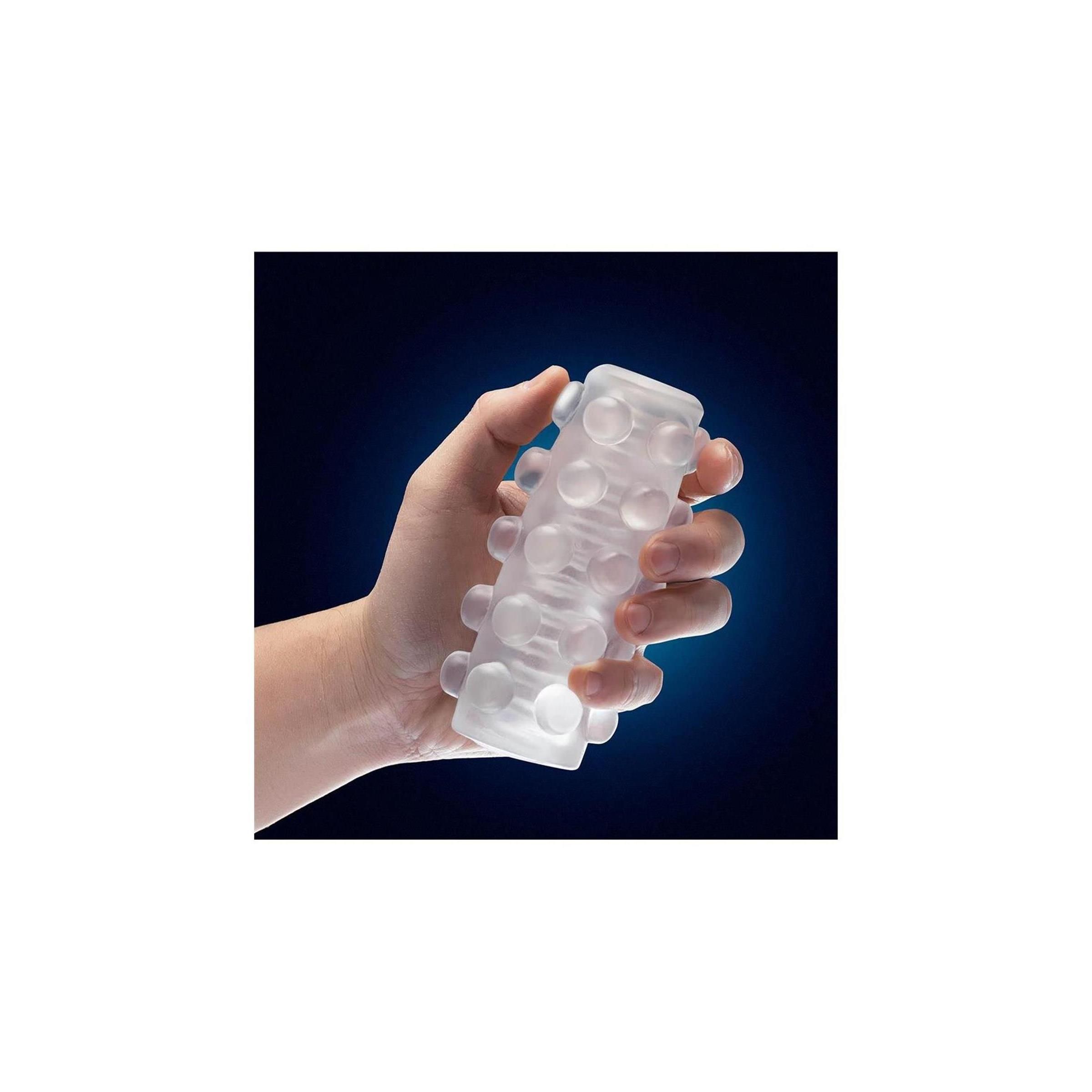 Blush - RIZE SWICH SELF LUBRICATING STROKER  CLEAR
