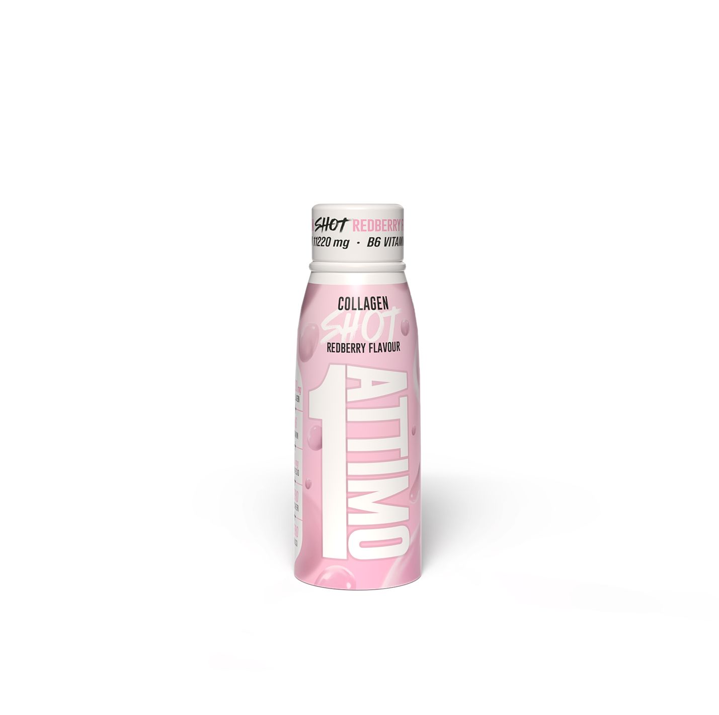 1attimoinforma Collagen Shot Red Berry con Vitamina B6, Biotina e Magnesio