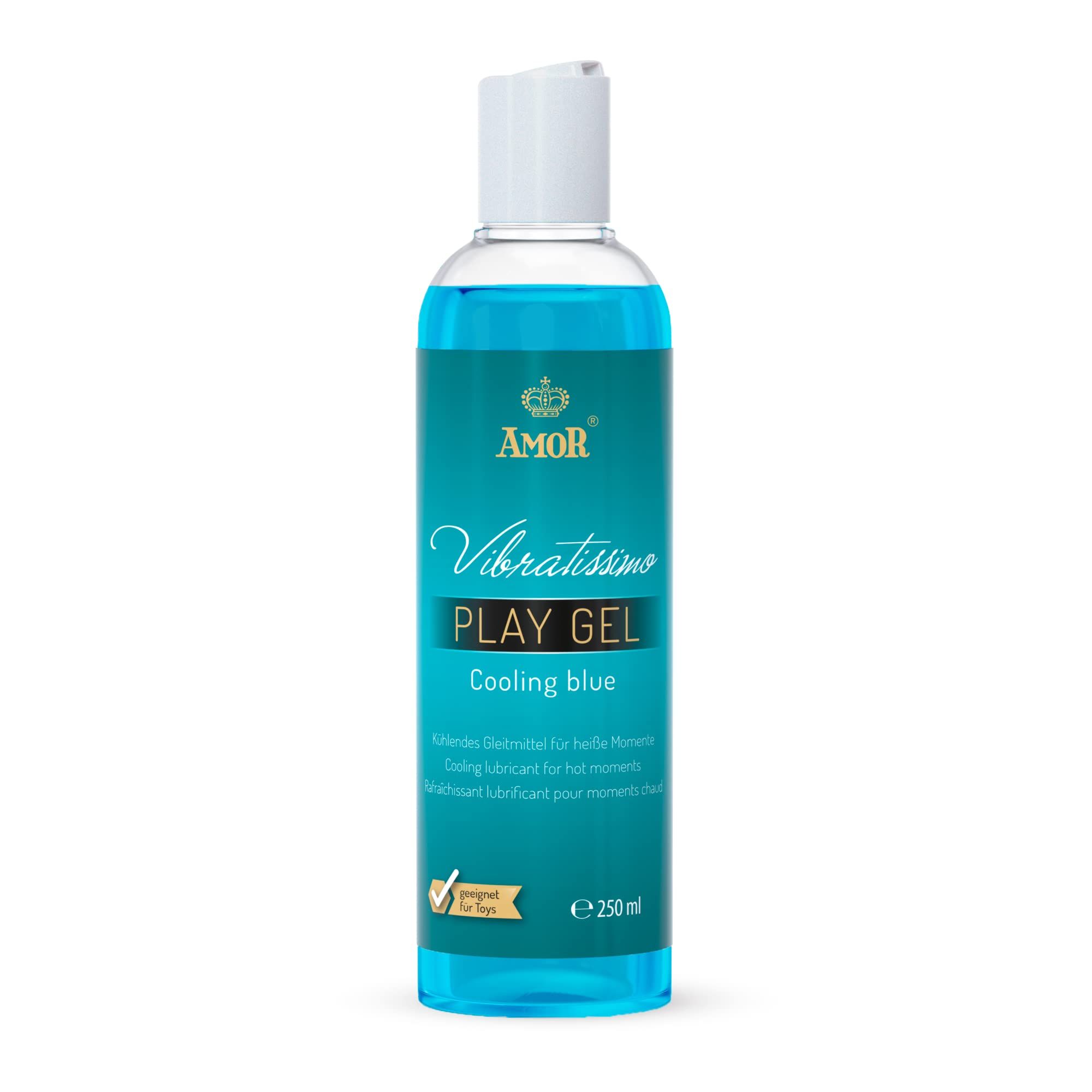 Vibratissimo Play Gel Cooling blue 250 ml Gleitmittel