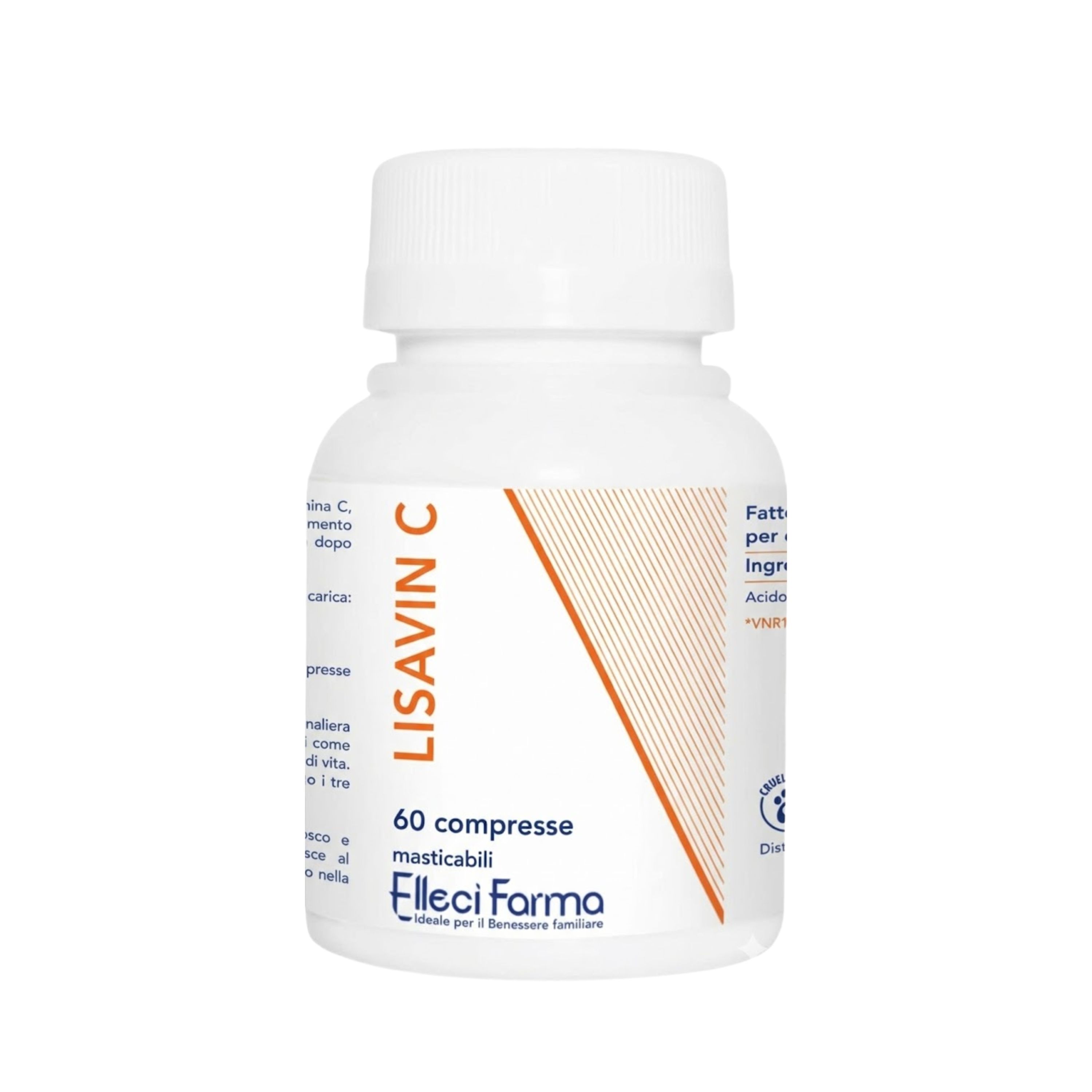 Elleci Farma Lisavin C – Vitamin 1000 mg und Zink Kautabletten 60 St Compretten