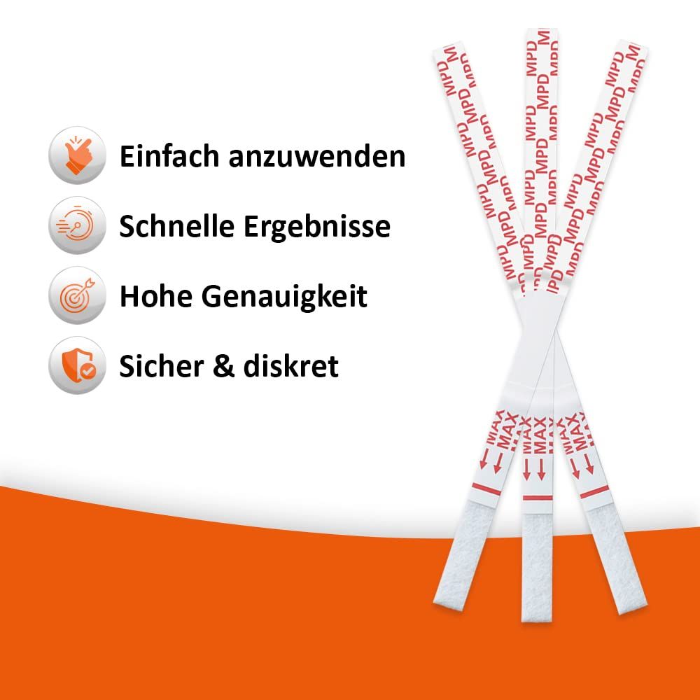 self-diagnostics Methylphenidat (Mpd) 150 ng/ml Drogenschnelltest 5 St Teststreifen