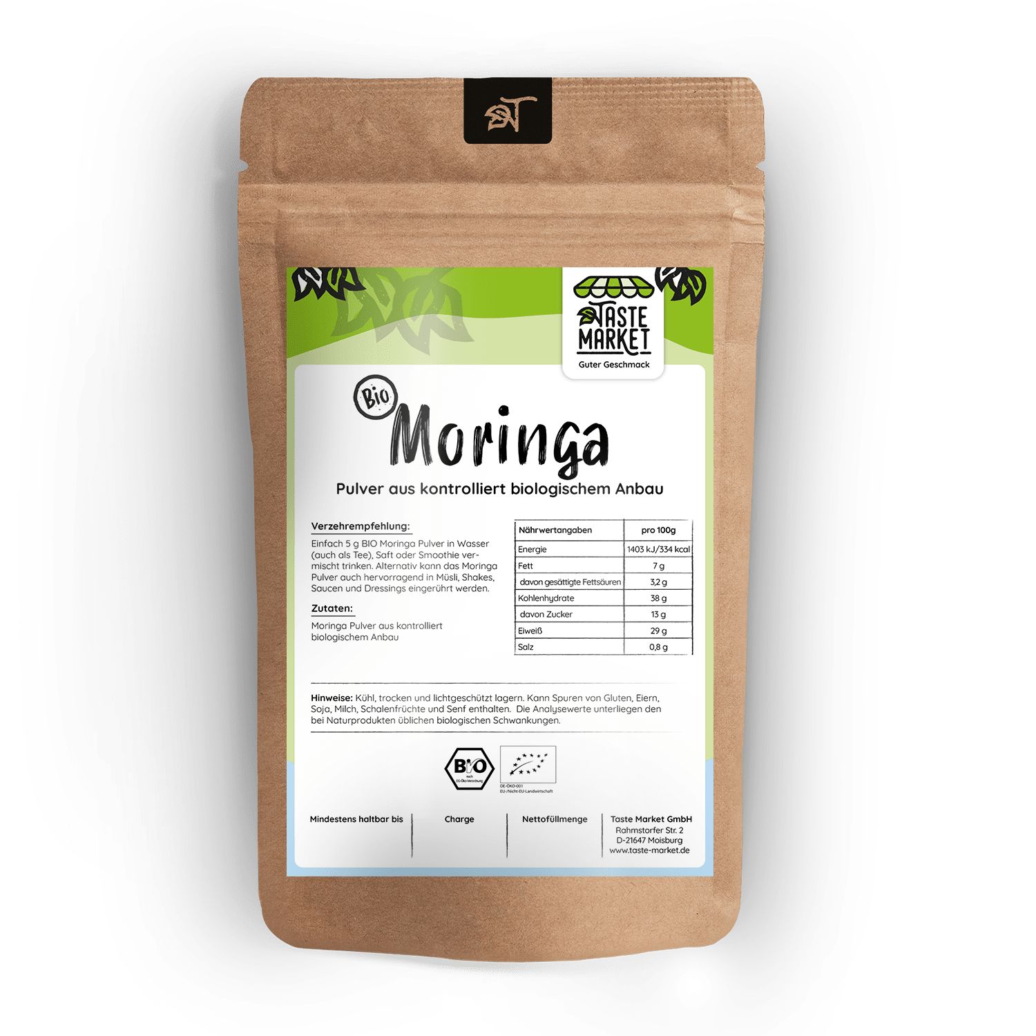 Taste Market BIO Moringa Pulver