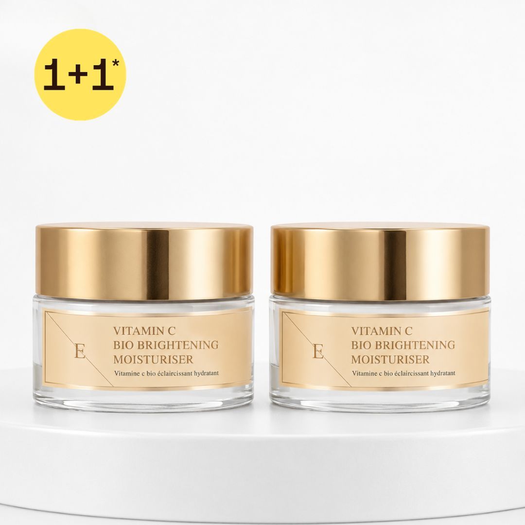 Zwei Tiegel Vitamin C Bio Brightening Moisturiser.