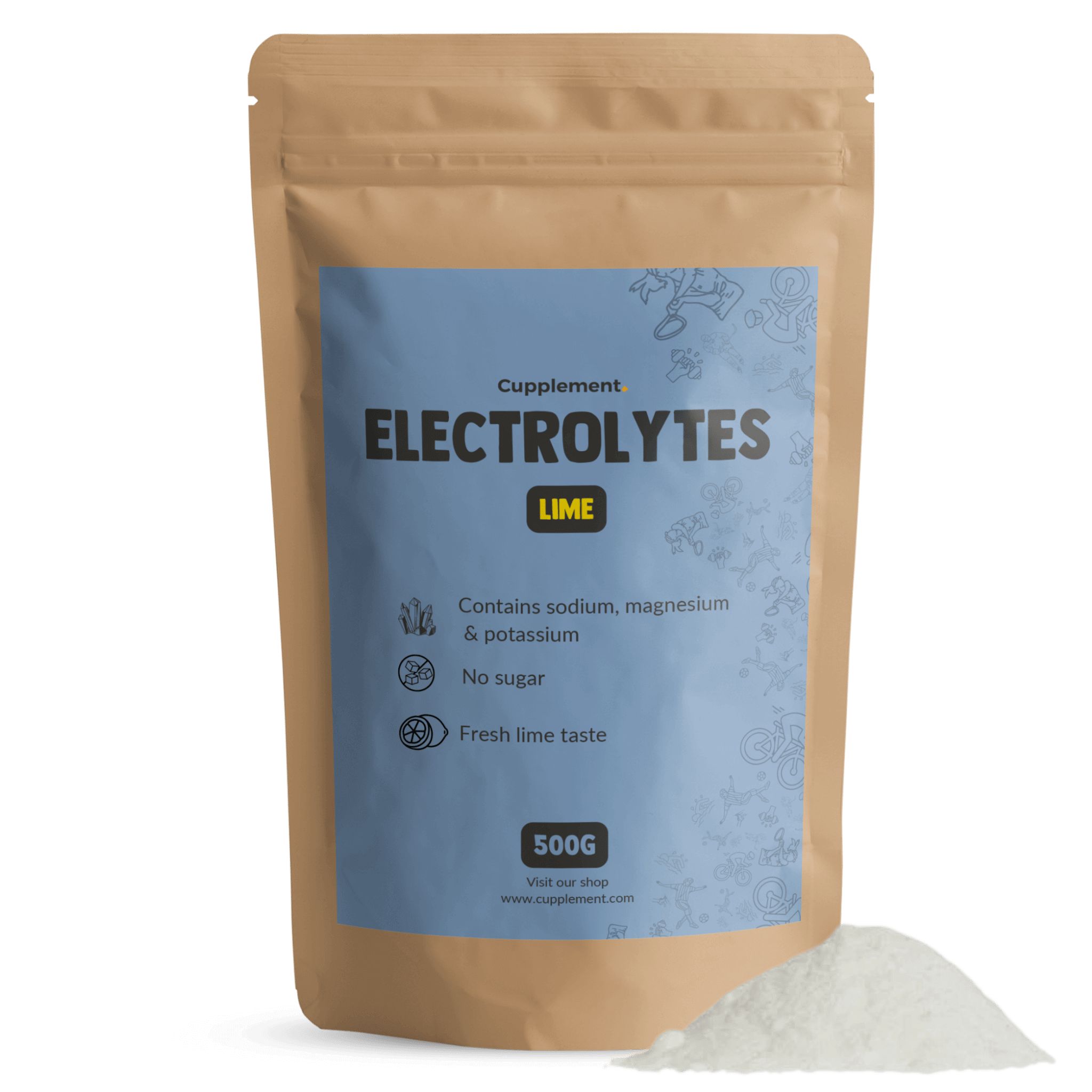 Cupplement - Elektrolyte Zitronengeschmack 500 g Pulver