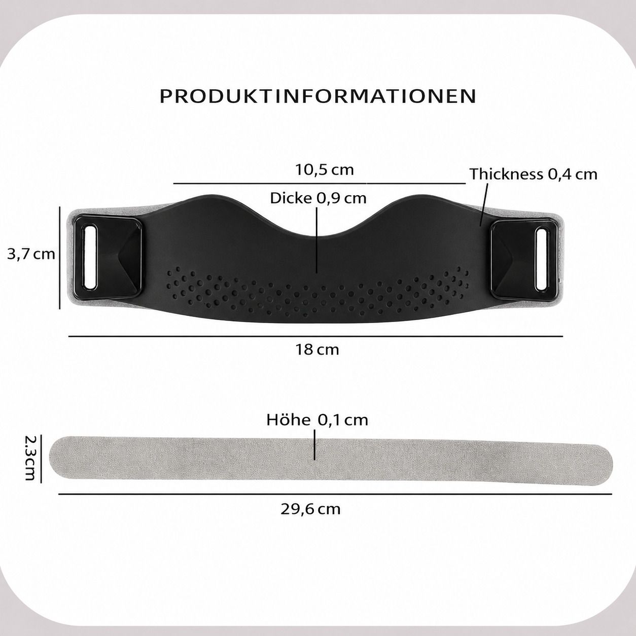 Patellaband Kniebandage, verstellbar, rutschfest & atmungsaktiv für Sport & Alltag
