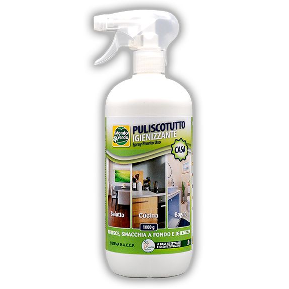 Mondo Verde - Puliscotutto Casa Igienizzante - Spray Pronto Uso 1000 g