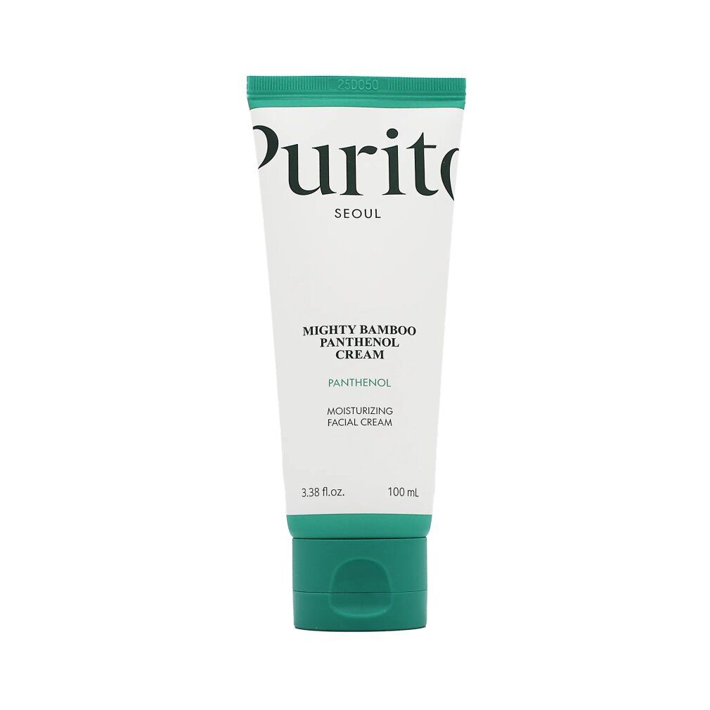 Purito Mighty Bamboo Panthenol Cream Tube, 100ml, feuchtigkeitsspendende Gesichtscreme.