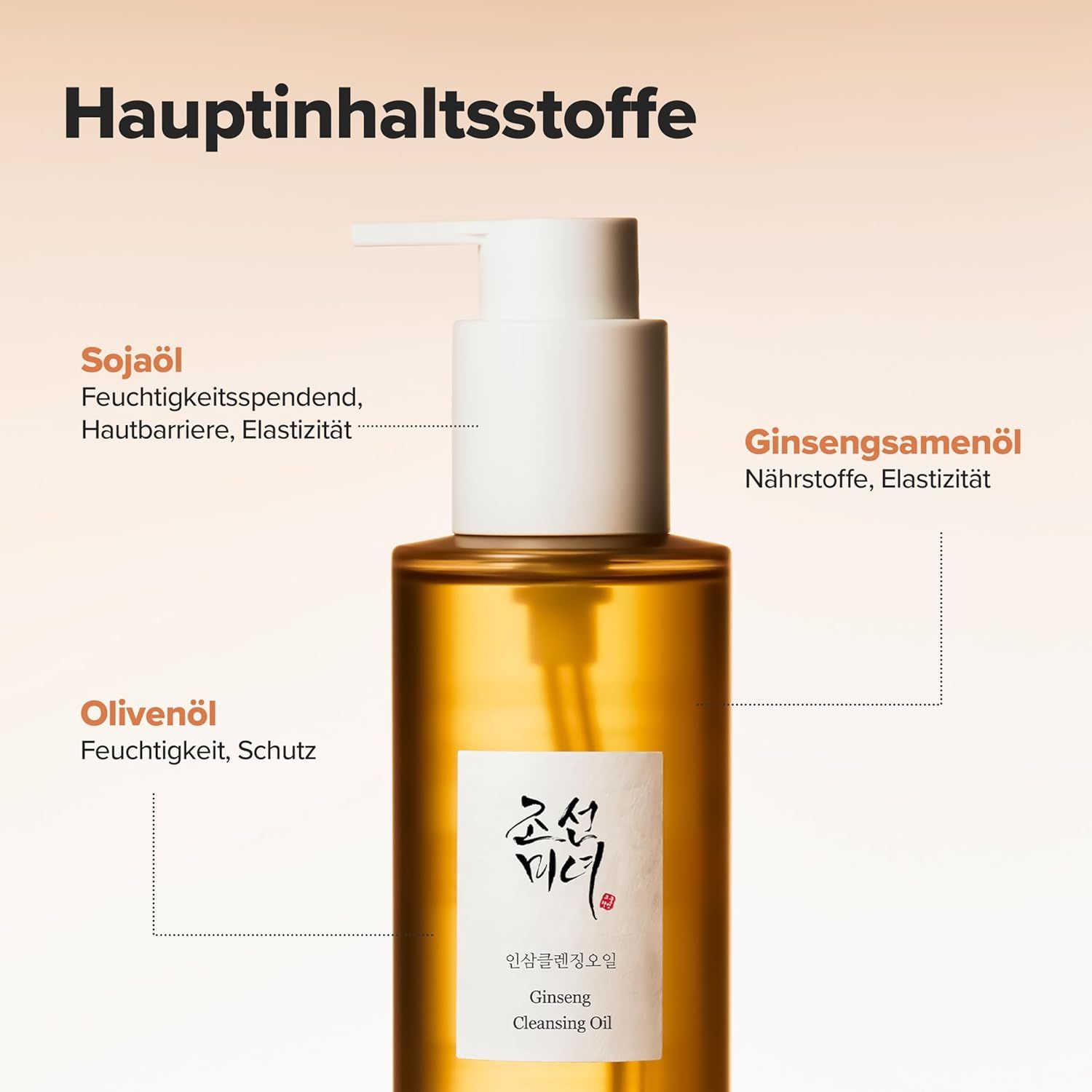 BEAUTY OF JOSEON Ginseng Reinigungsöl