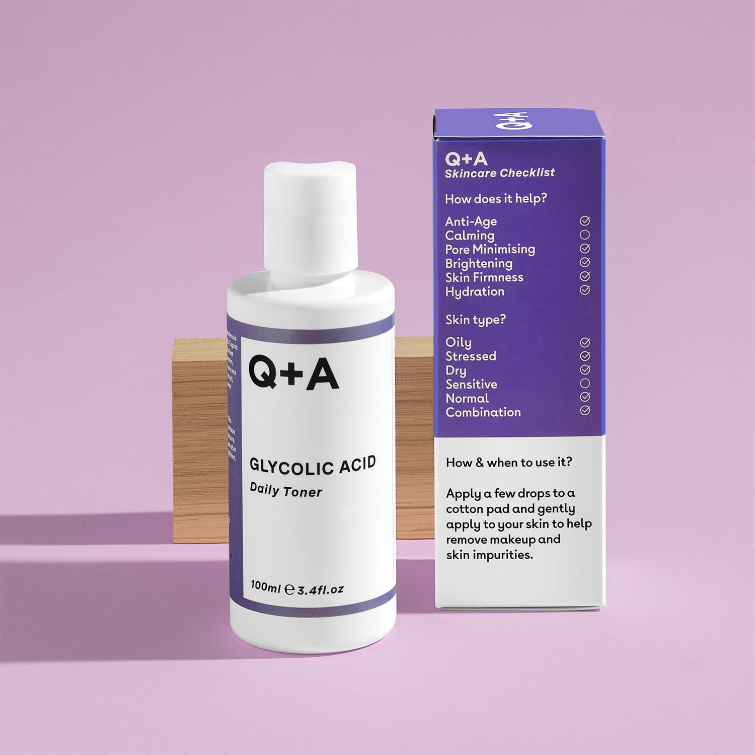 Q+A Glykolsäure-Gesichtswasser