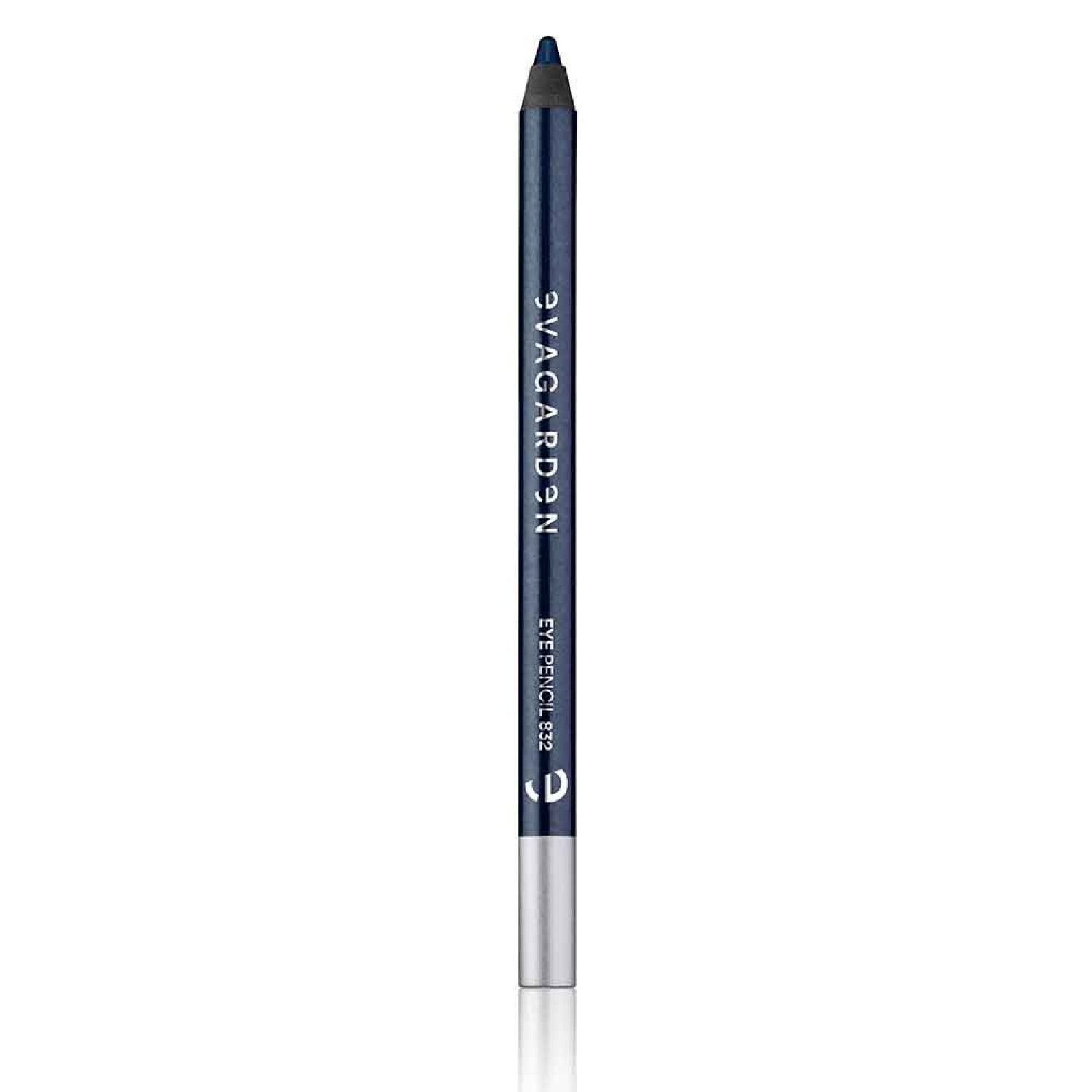Blauer Augenstift. Aufschrift: EVAGARDEN EYE PENCIL 832. Silberne Spitze.