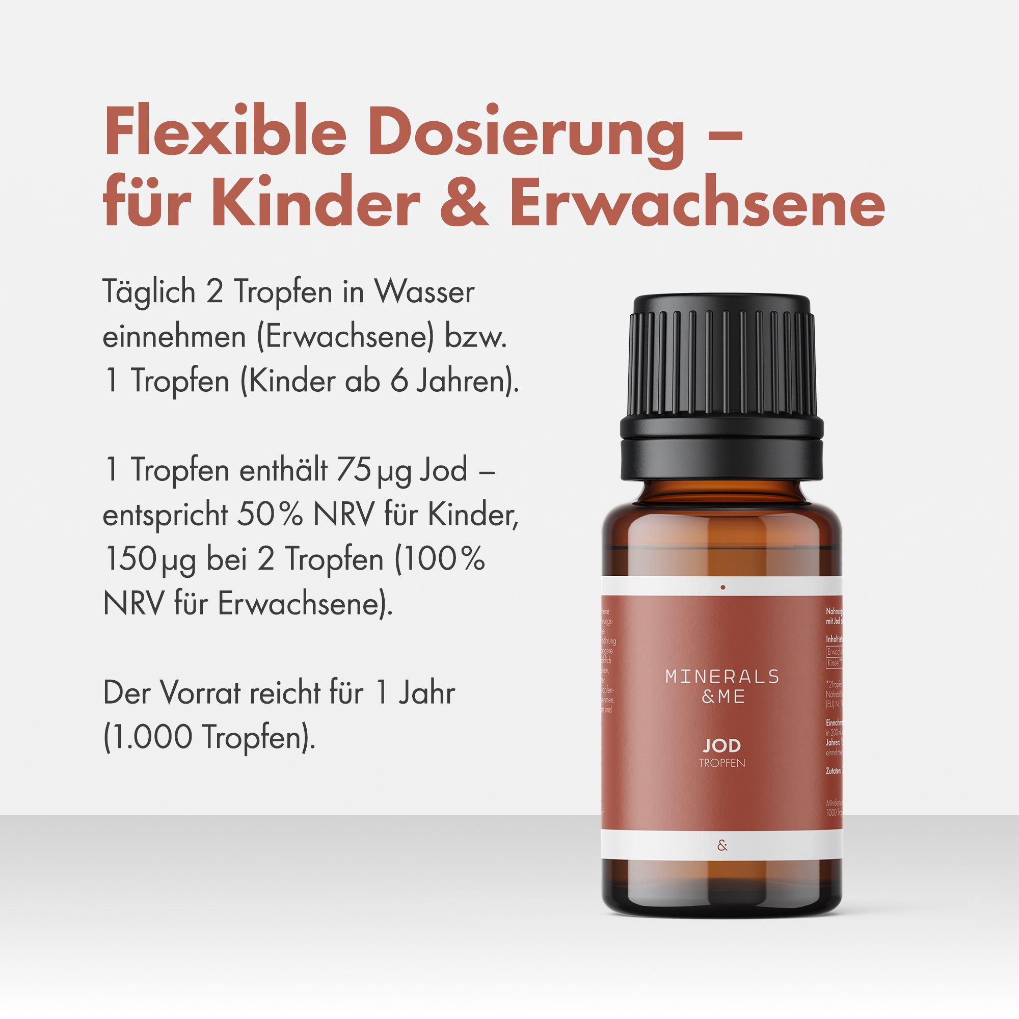 MINERALS & ME® Jod Tropfen