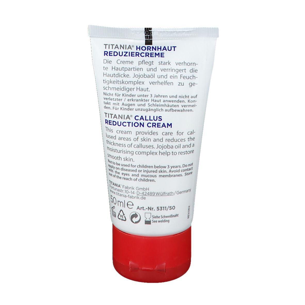 TITANIA® Foot Care Hornhaut Reduziercreme