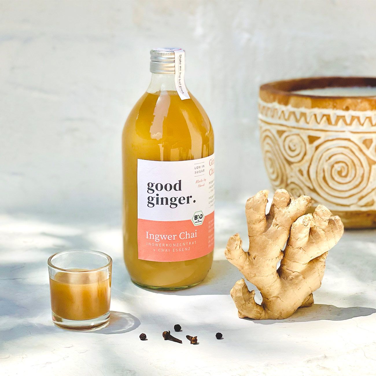 Bio Ingwerkonzentrat + Chai / Ingwershot