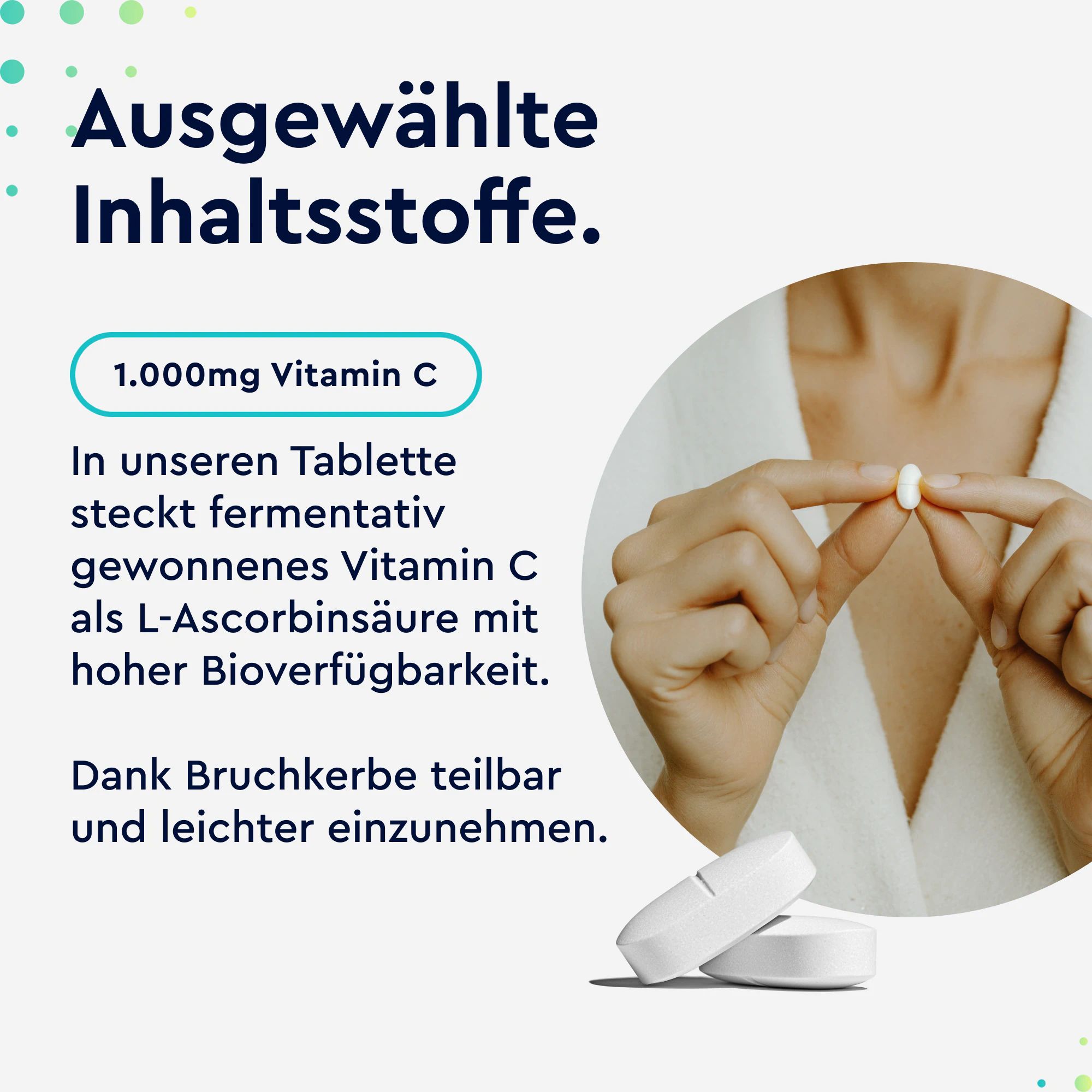 gloryfeel® Vitamin C 1.000mg - Immun-Support* hochdosiert - 200 vegane Tabletten (7 Monate)