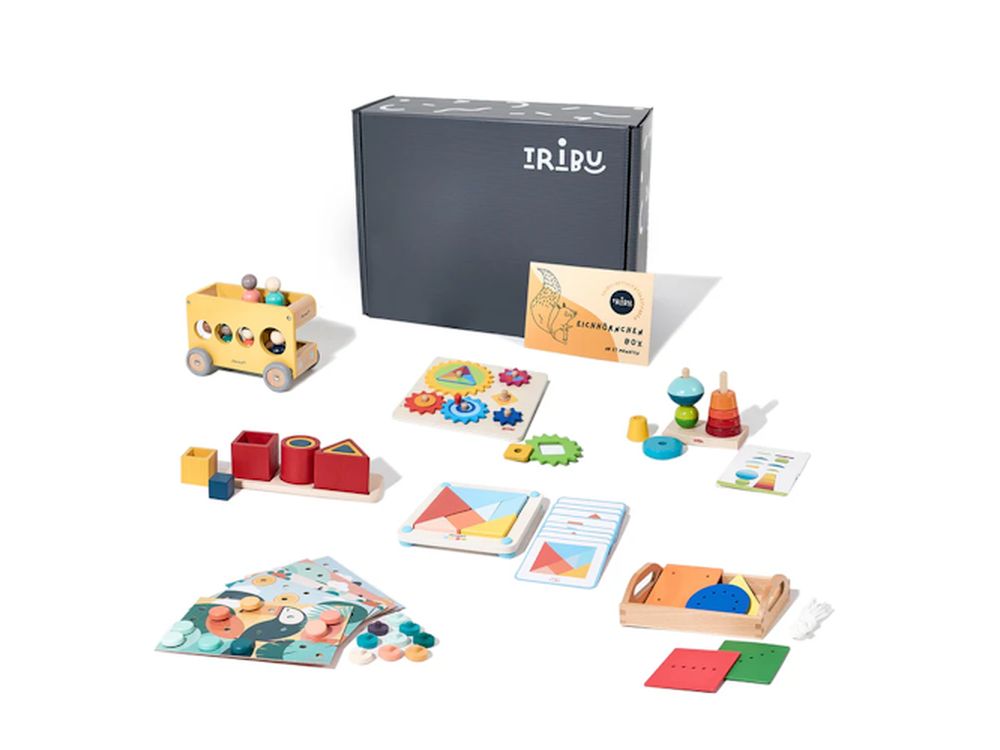 Tribu Box Eichhörnchen Spielzeugbox • ab 27 Monate+