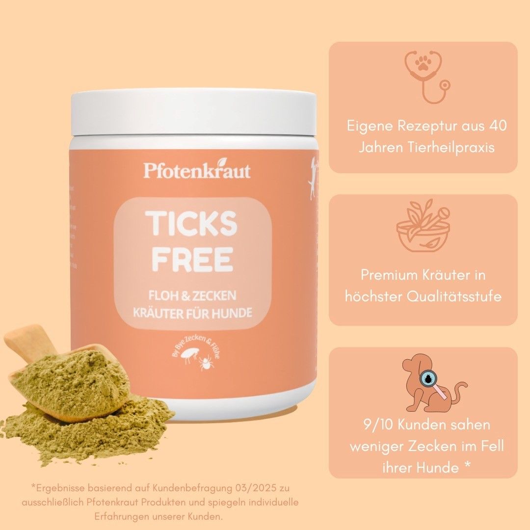 Pfotenkraut Floh & Zecken Kräuter Ticks Free
