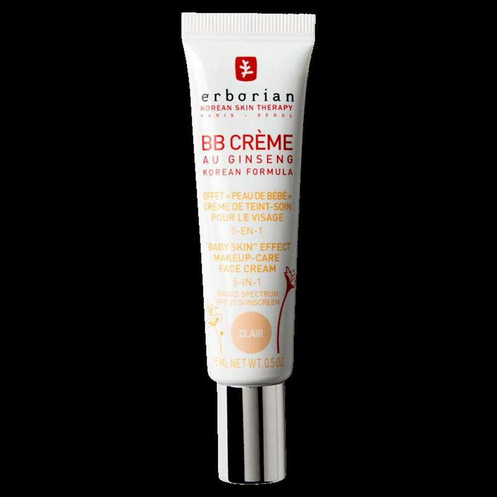 Erborian Korean Skin Therapy Paris Seoul BB Creme au Ginseng Clair LSF 20