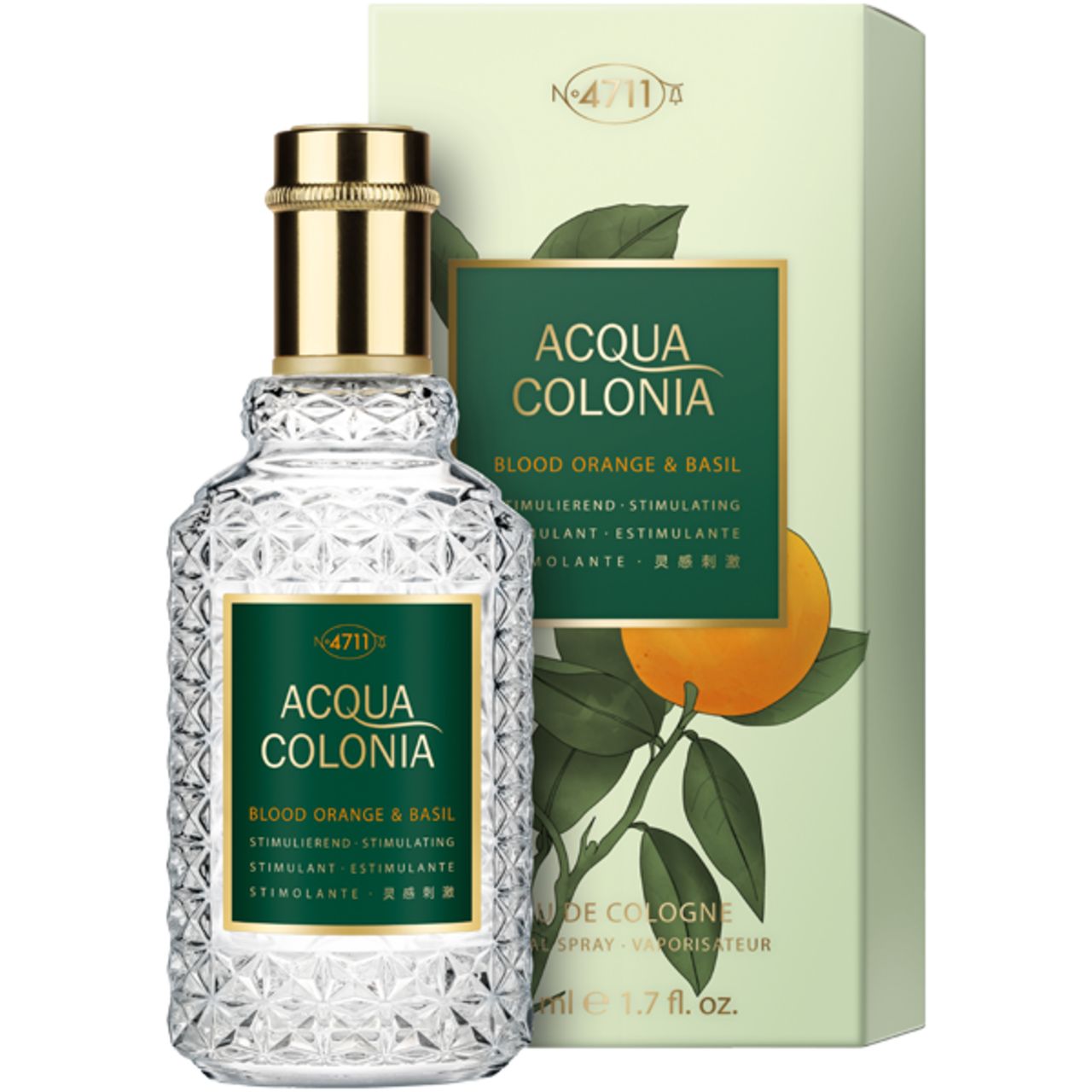 Blood Orange & Basil Eau de Cologne 50 ml