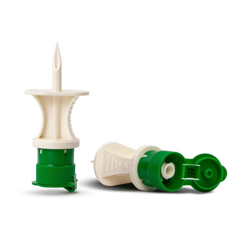 Dispomed Chiraplus Infusion Spike Luftfilter grün 1 St