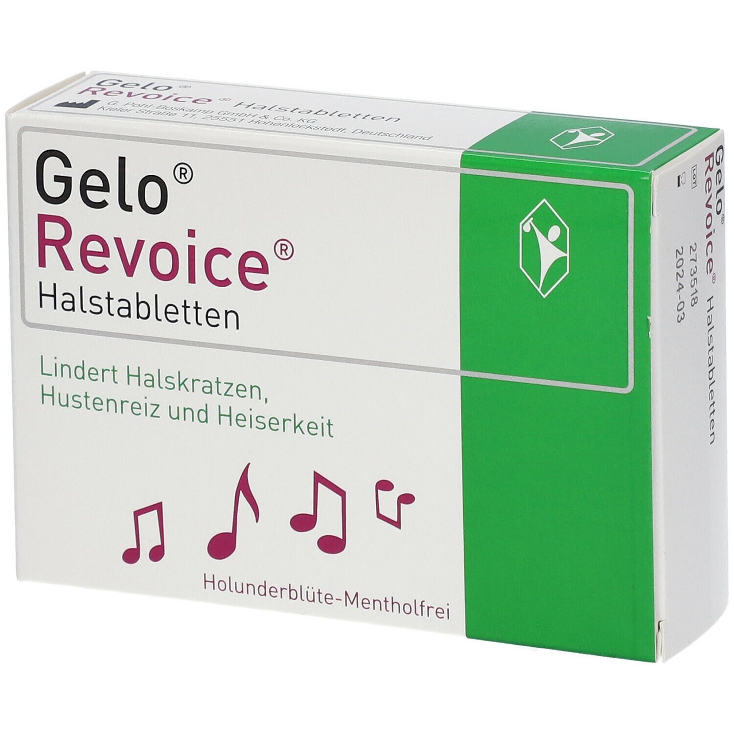GeloRevoice Halstabletten Holunderblüte-Mentholfrei bei Heiserkeit